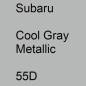 Preview: Subaru, Cool Gray Metallic, 55D.